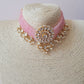 Pink Kundan Choker