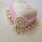 Pink Kundan Choker