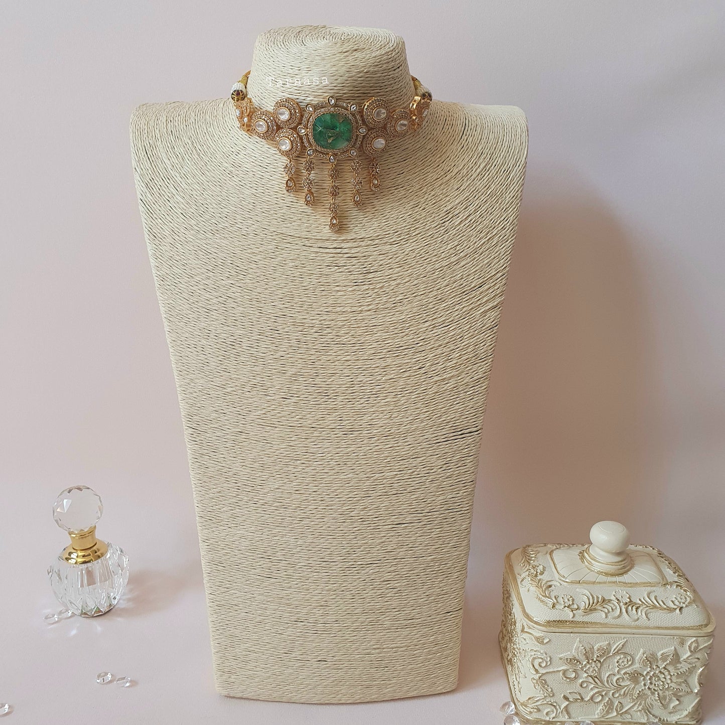 Emerald Firestone Choker