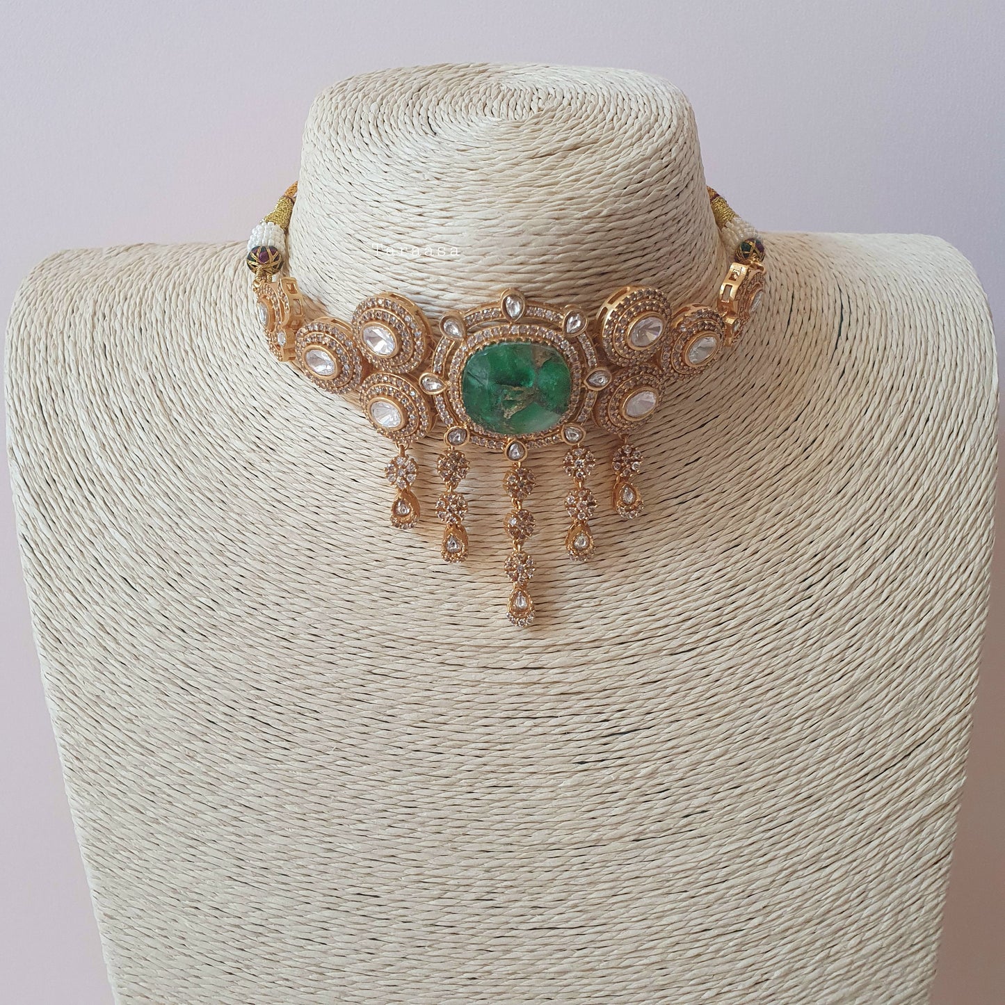 Emerald Firestone Choker