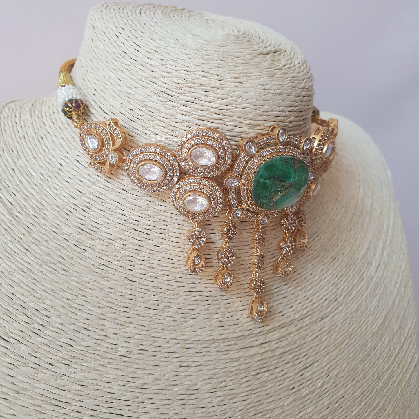 Emerald Firestone Choker