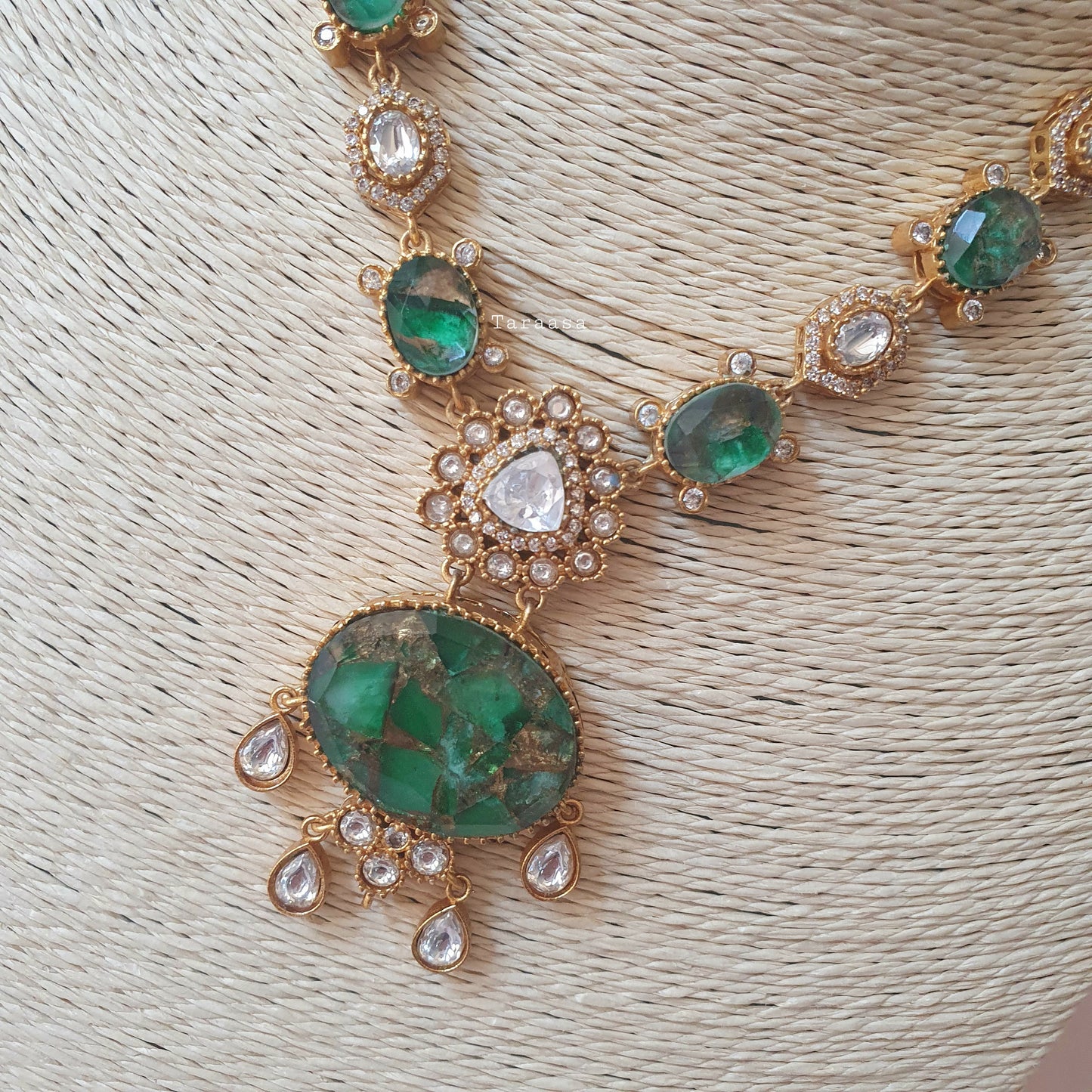 Emerald Firestone Necklace