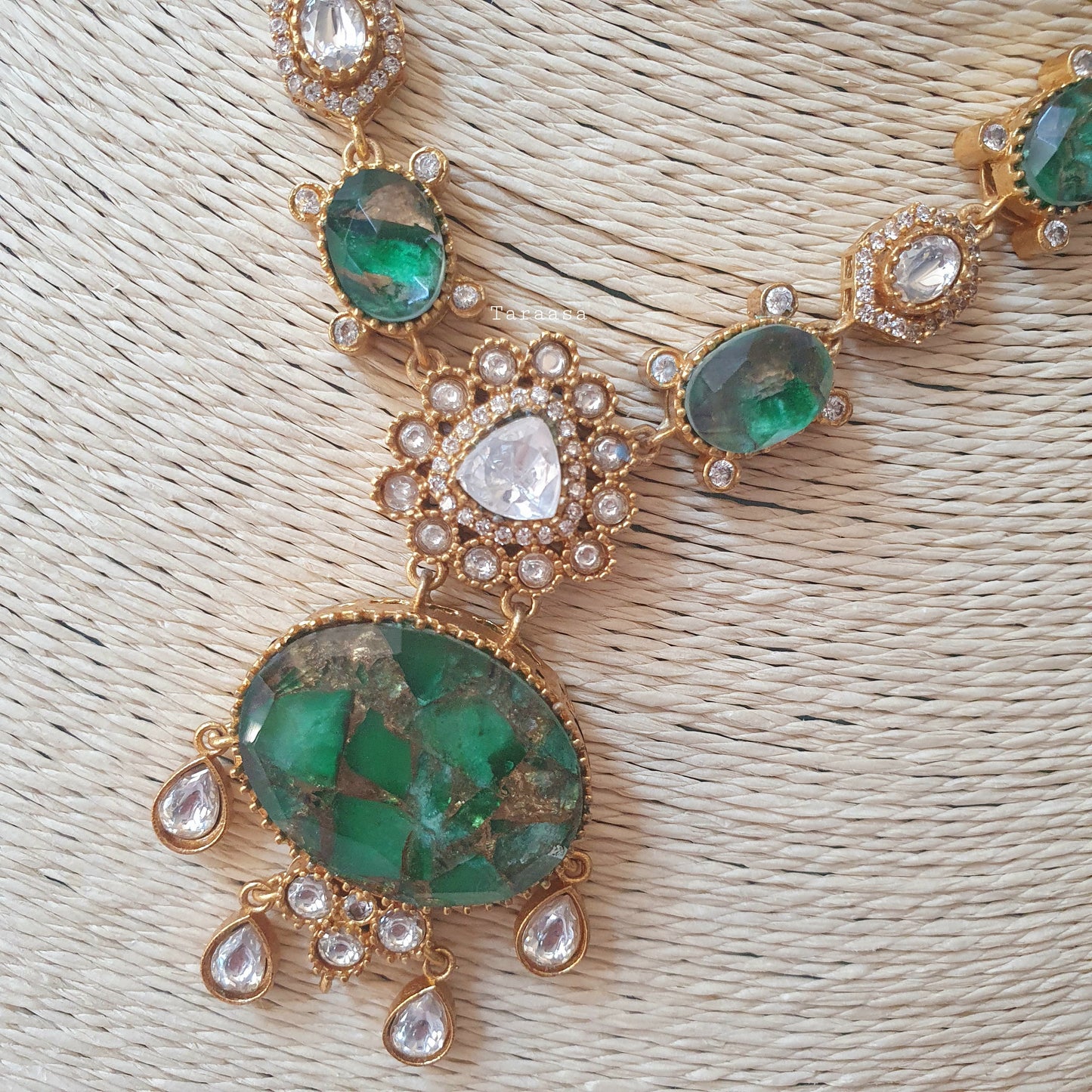 Emerald Firestone Necklace