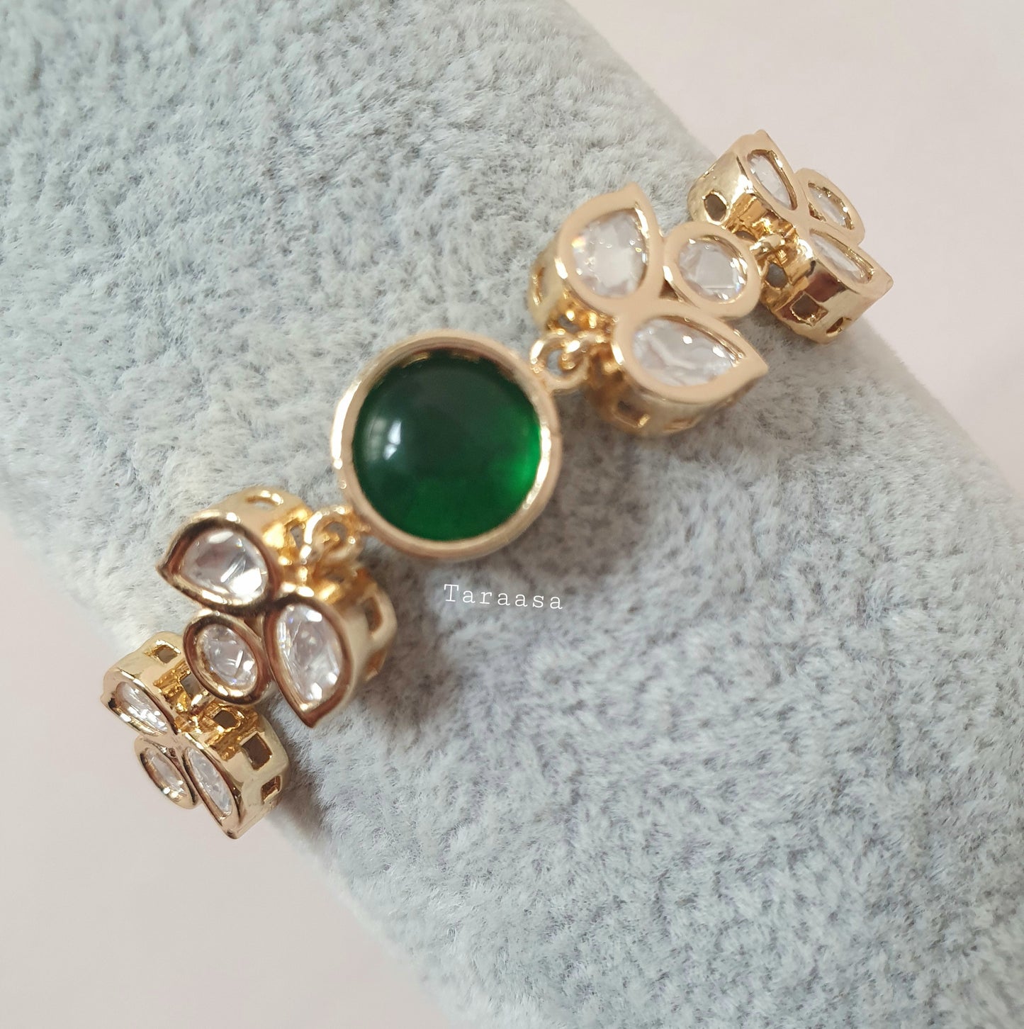 Emerald Kundan Bracelet