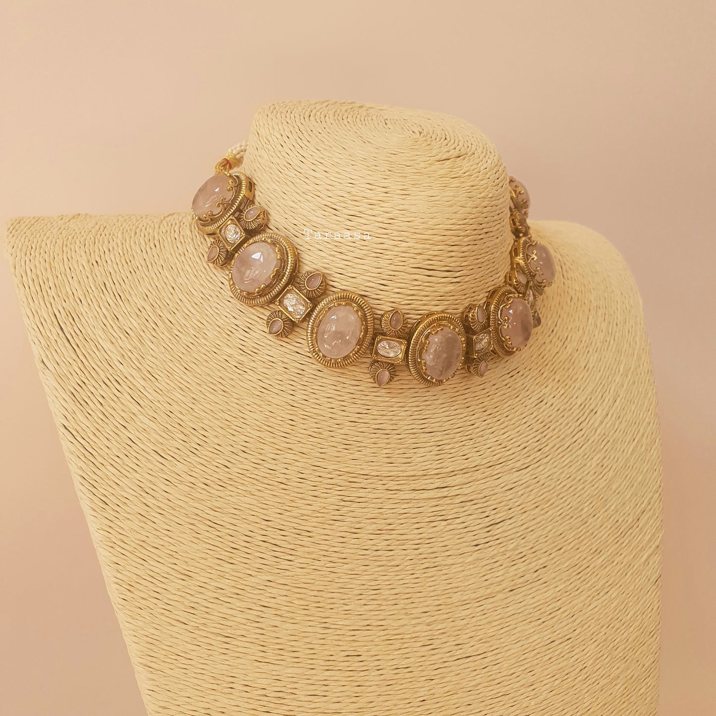 Pink Marble Choker
