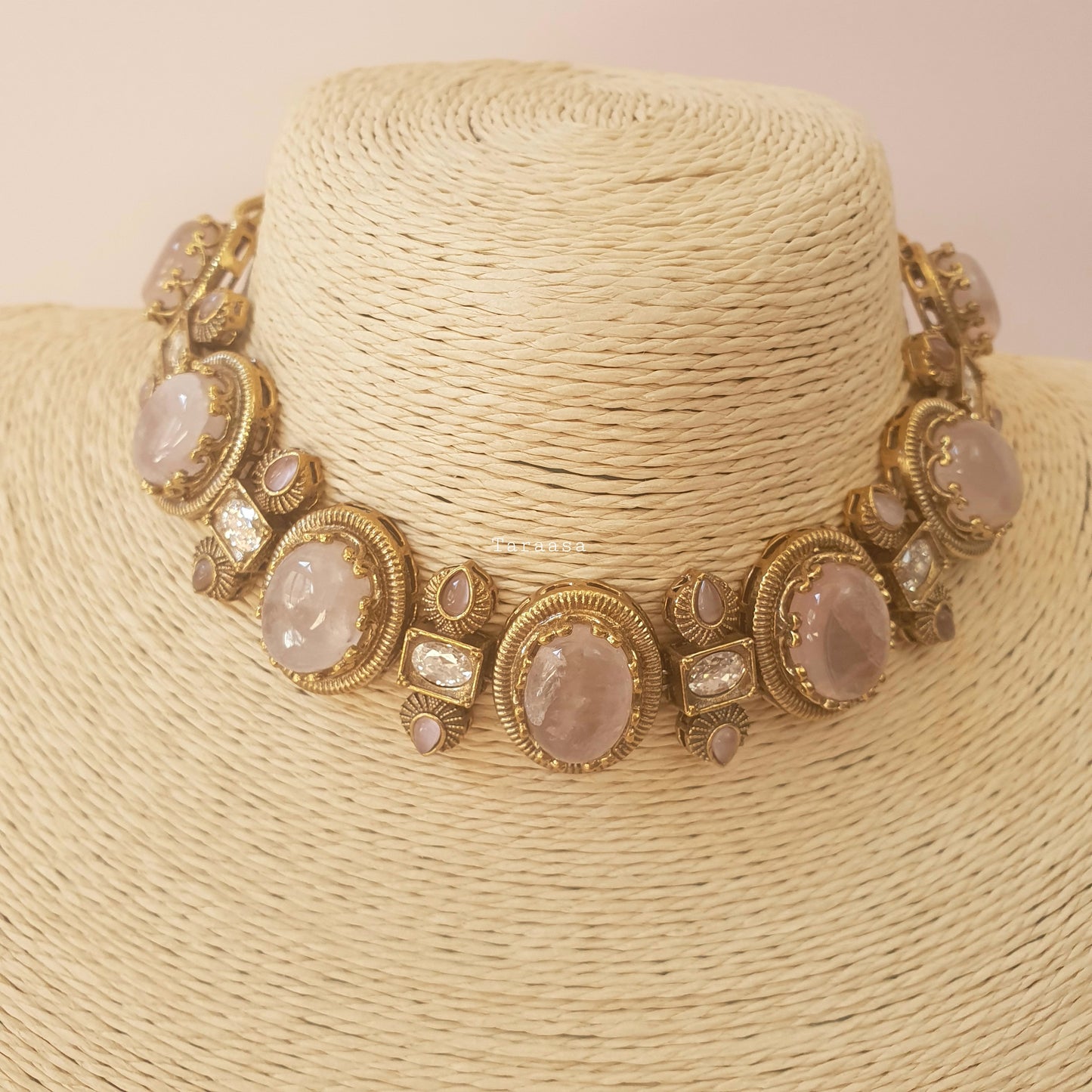 Pink Marble Choker