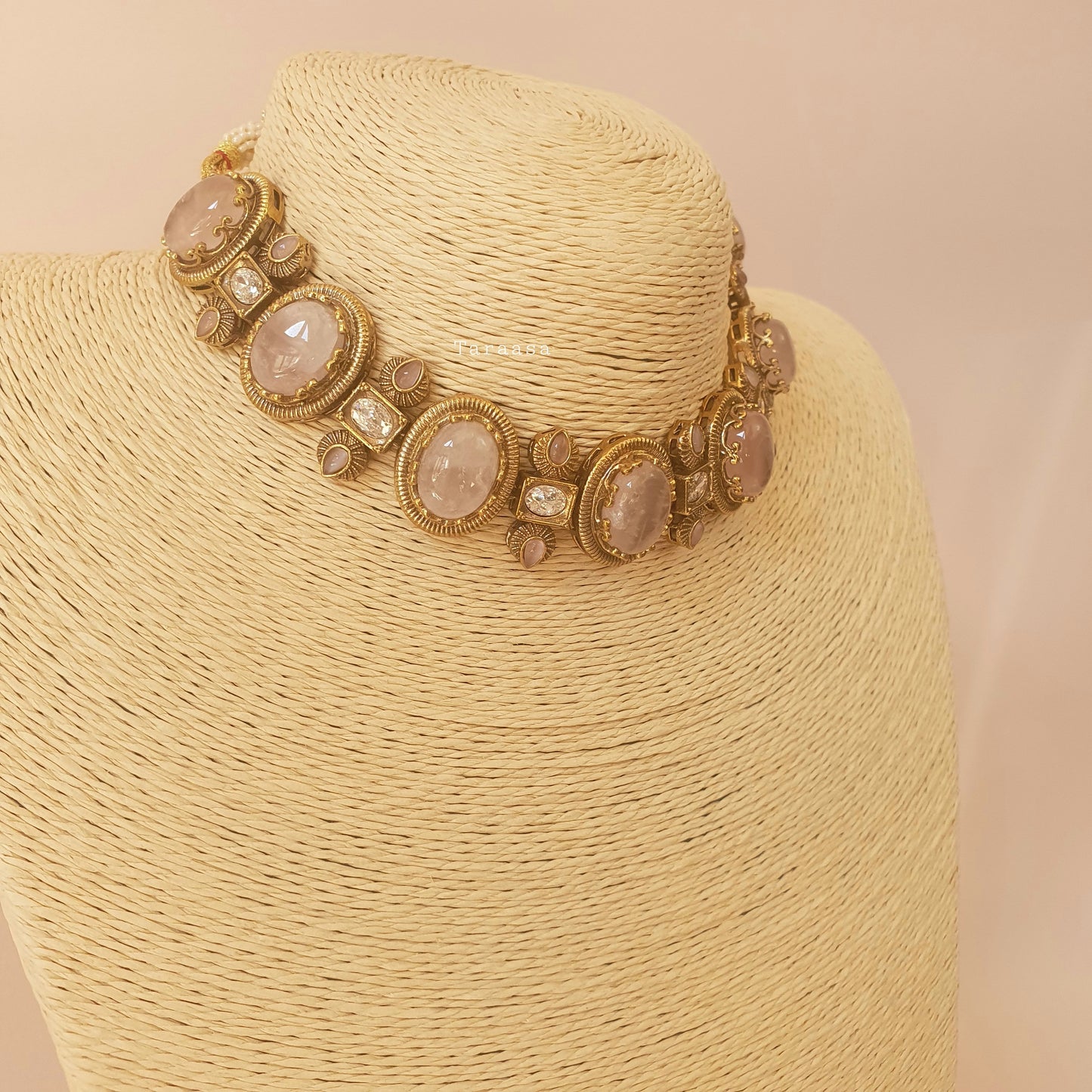 Pink Marble Choker