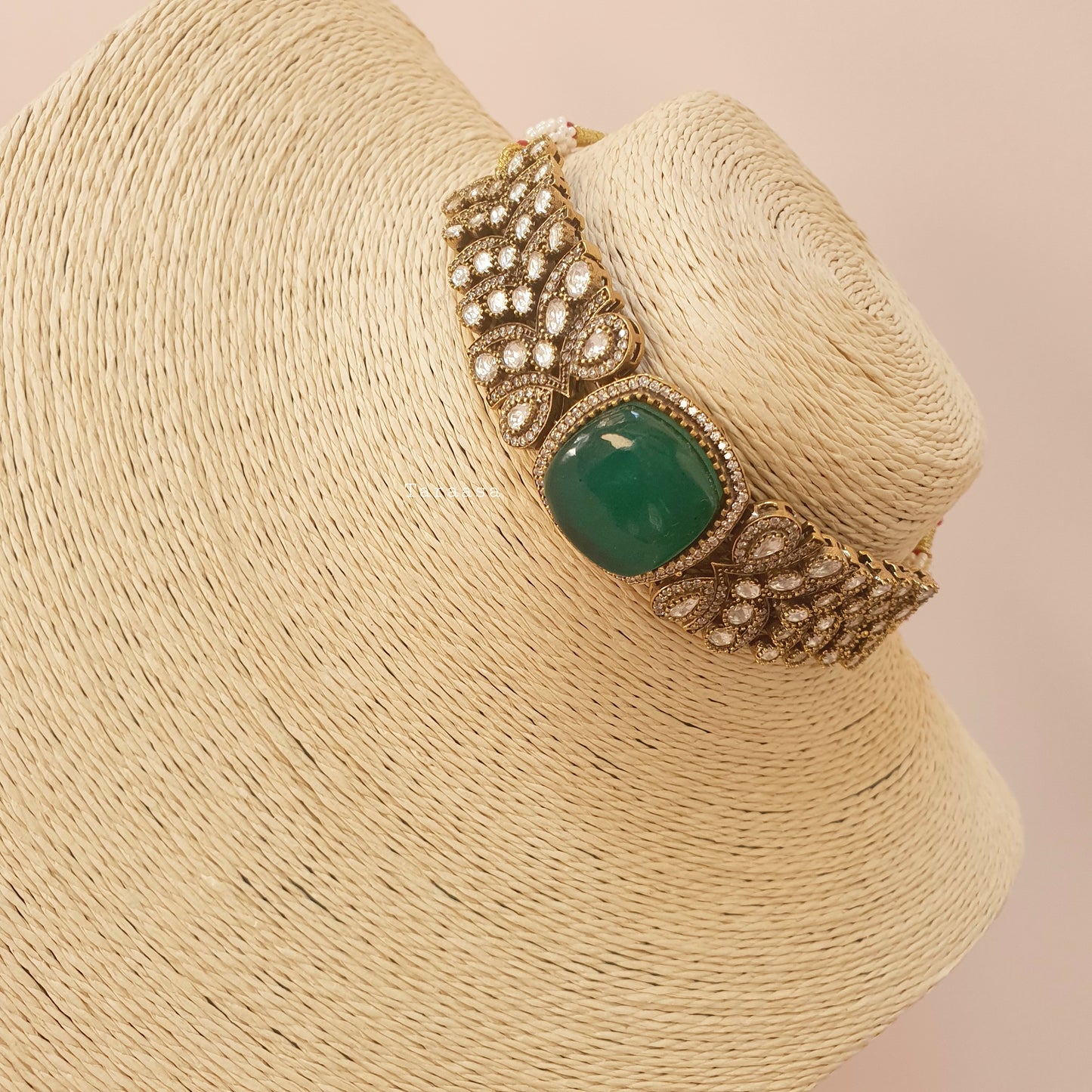 Victorian Emerald Choker