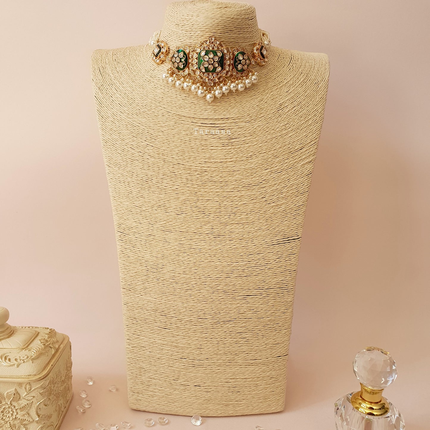 Emerald Meenakari & Kundan Choker