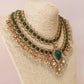 Emerald Layered Choker