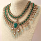 Emerald Layered Choker