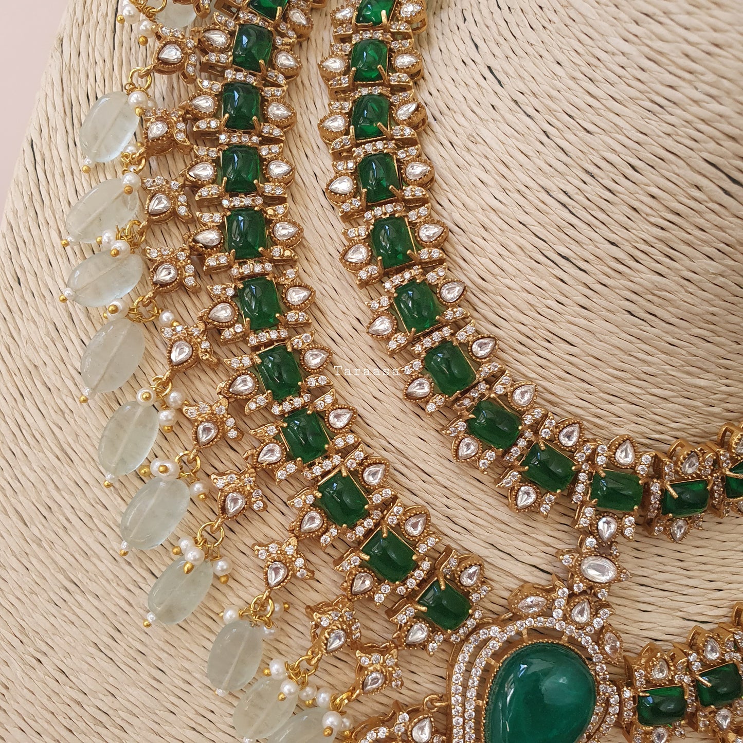 Emerald Layered Choker