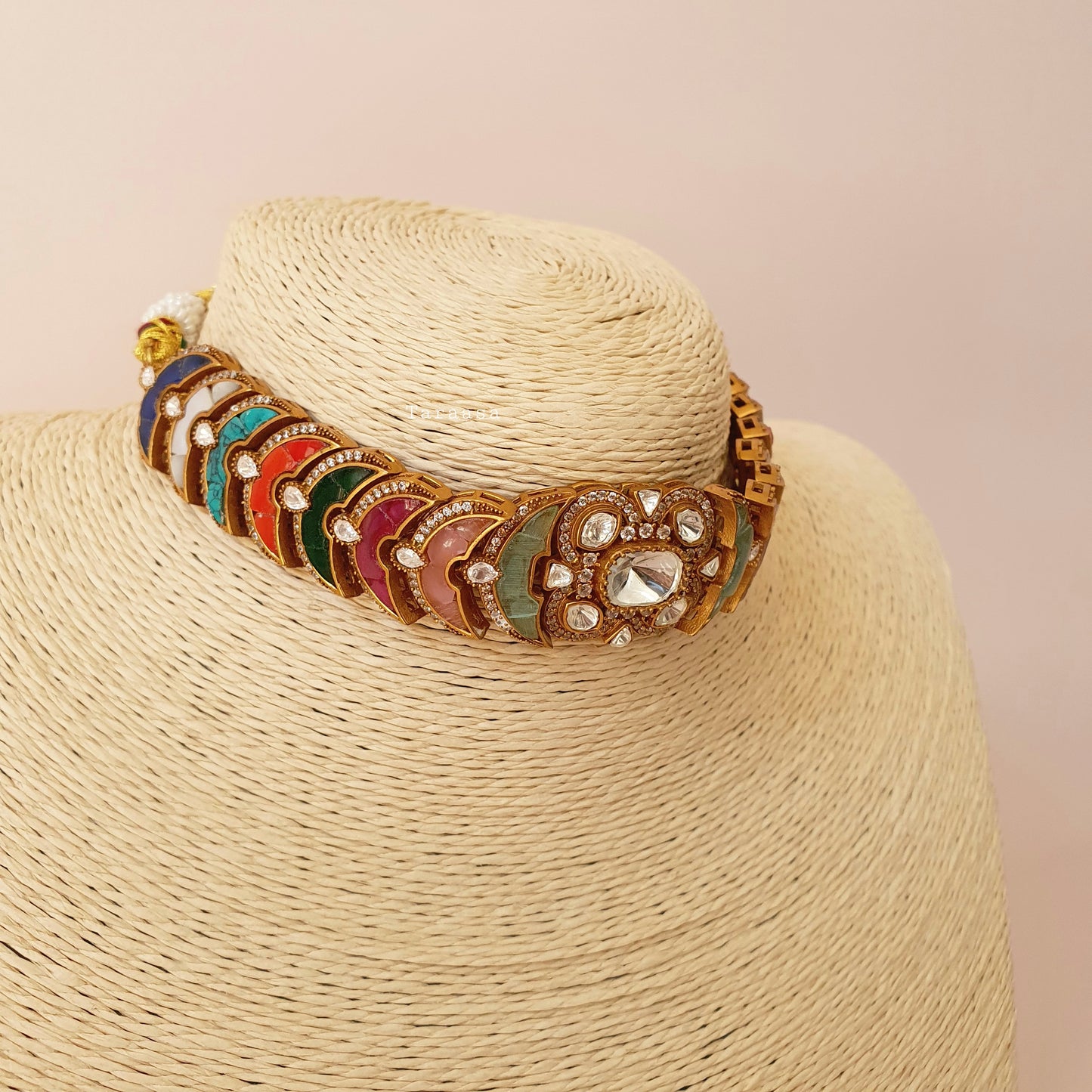 Multi-colour Kundan Choker