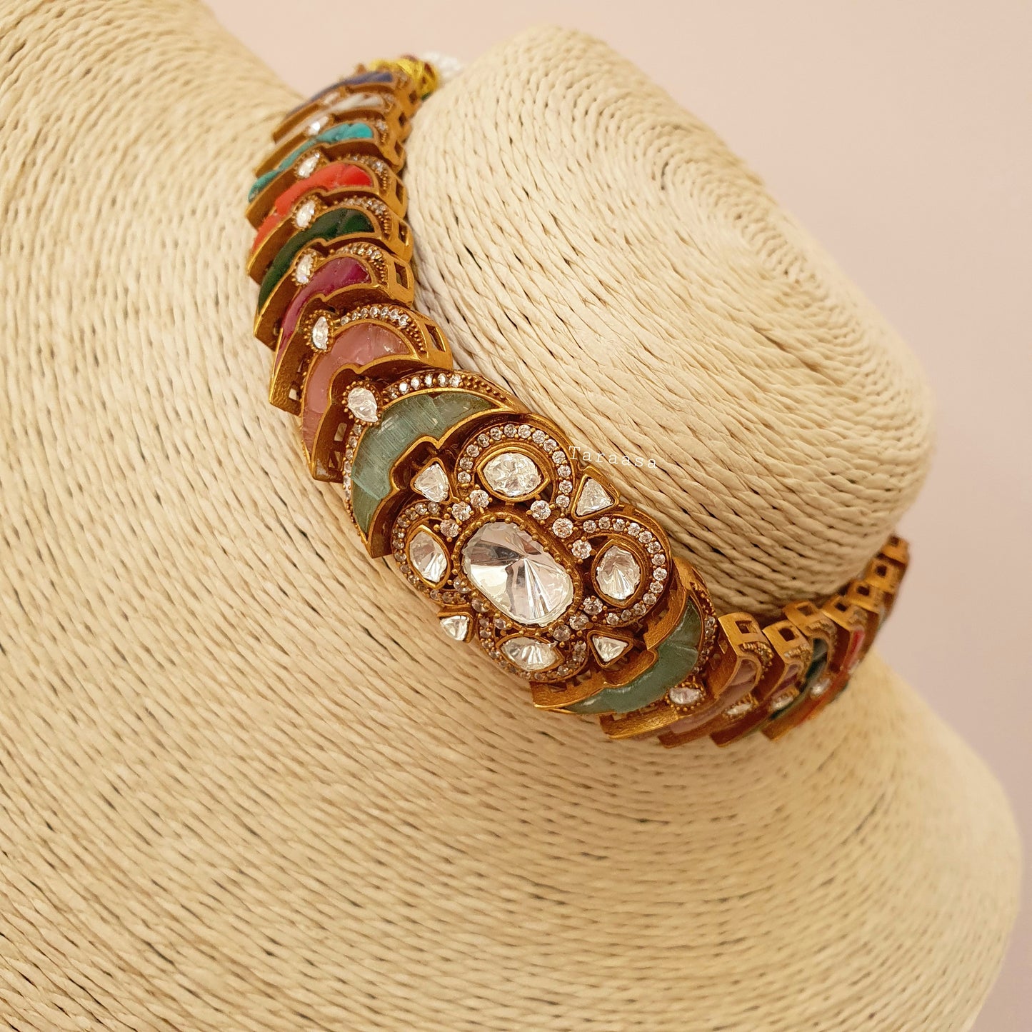 Multi-colour Kundan Choker
