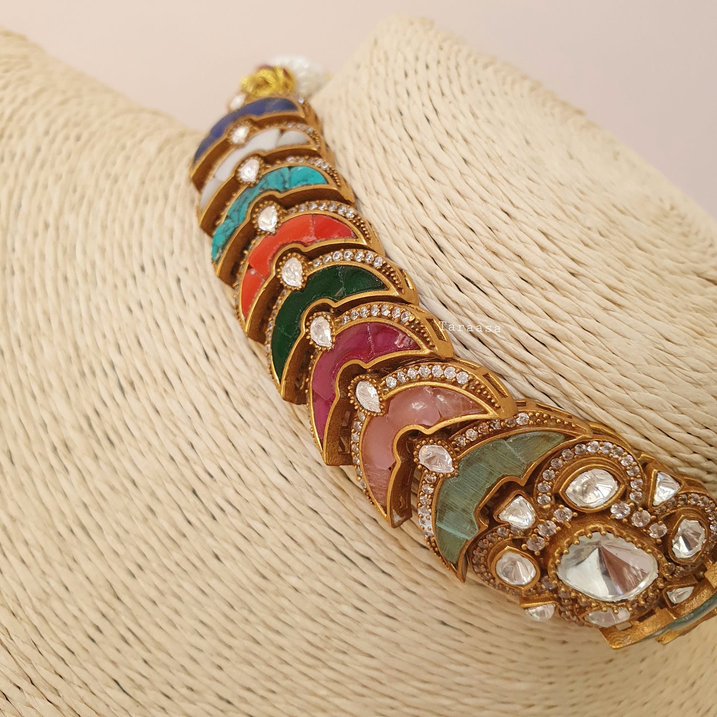 Multi-colour Kundan Choker