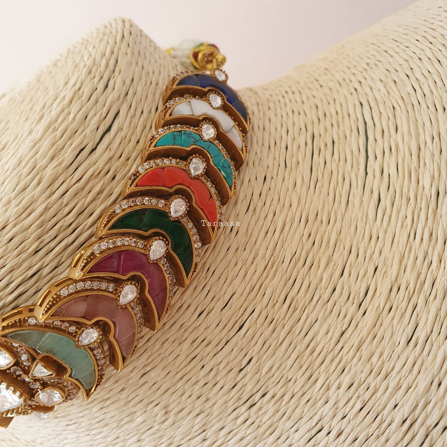 Multi-colour Kundan Choker