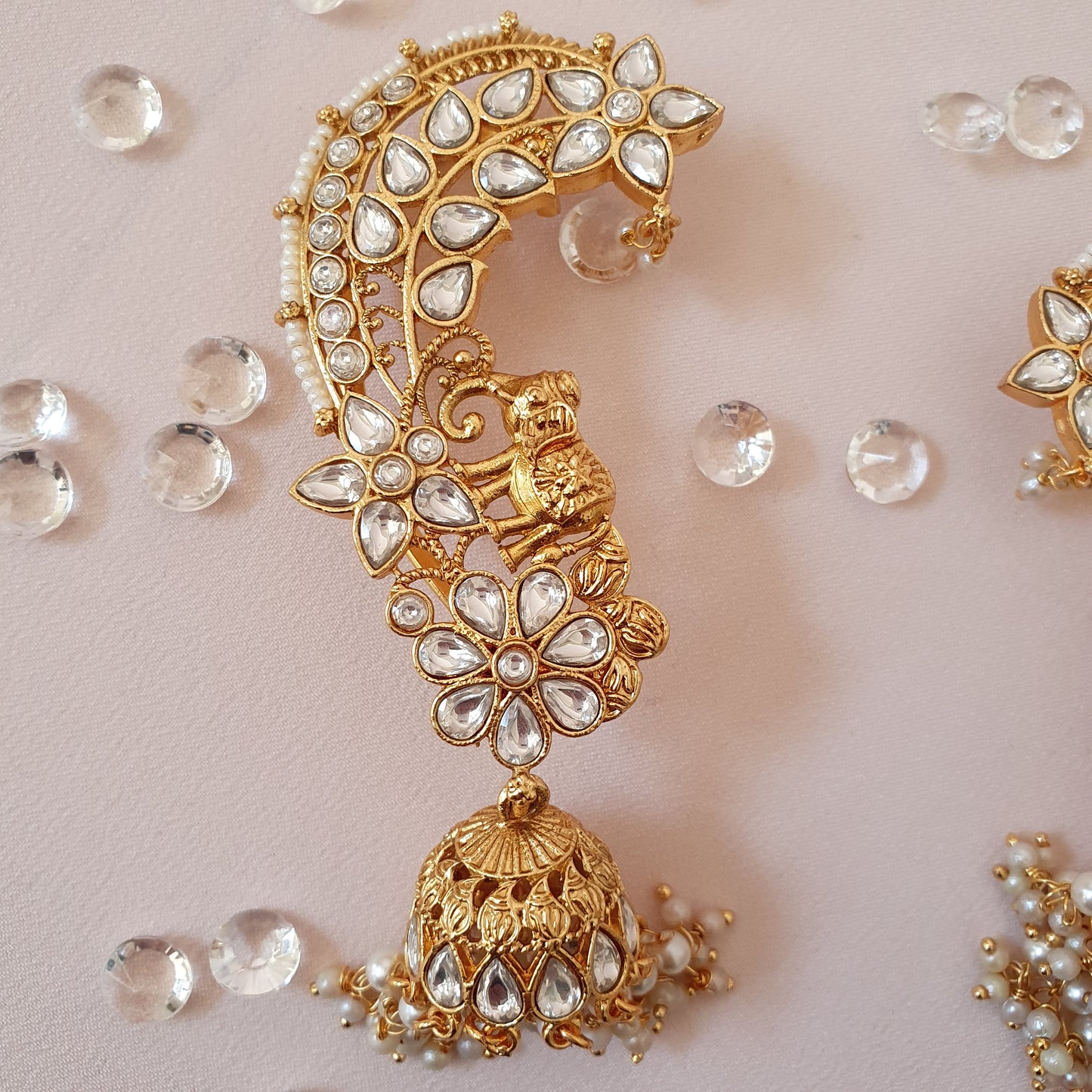 Kundan Earcuffs