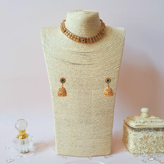 Green Choker Set