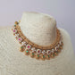 Heritage Kundan Choker - Emerald & Pink