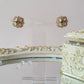 Kundan Stud Earrings Green