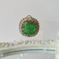 Green Square Studs