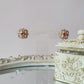 Kundan Stud Earrings- Pink