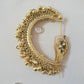 Kundan Parrot Earcuff Green
