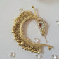 Kundan Parrot Earcuffs Pink
