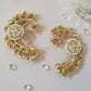 Kundan Pearl Earrcuffs