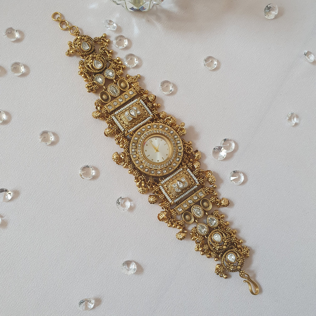 Lotus Kundan Ghungroo Watch