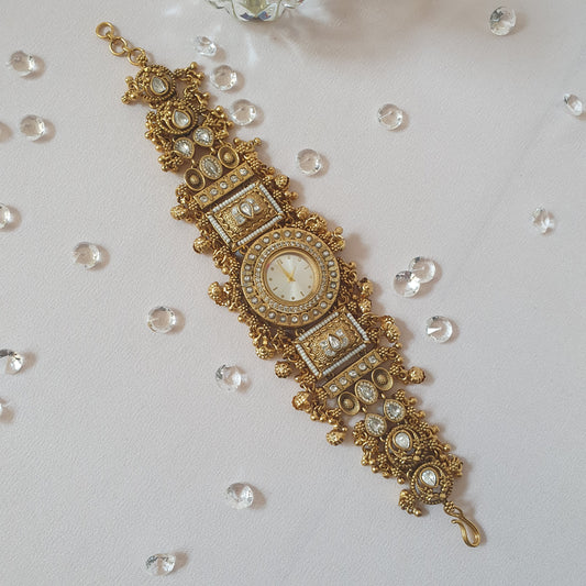 Lotus Kundan Ghungroo Watch