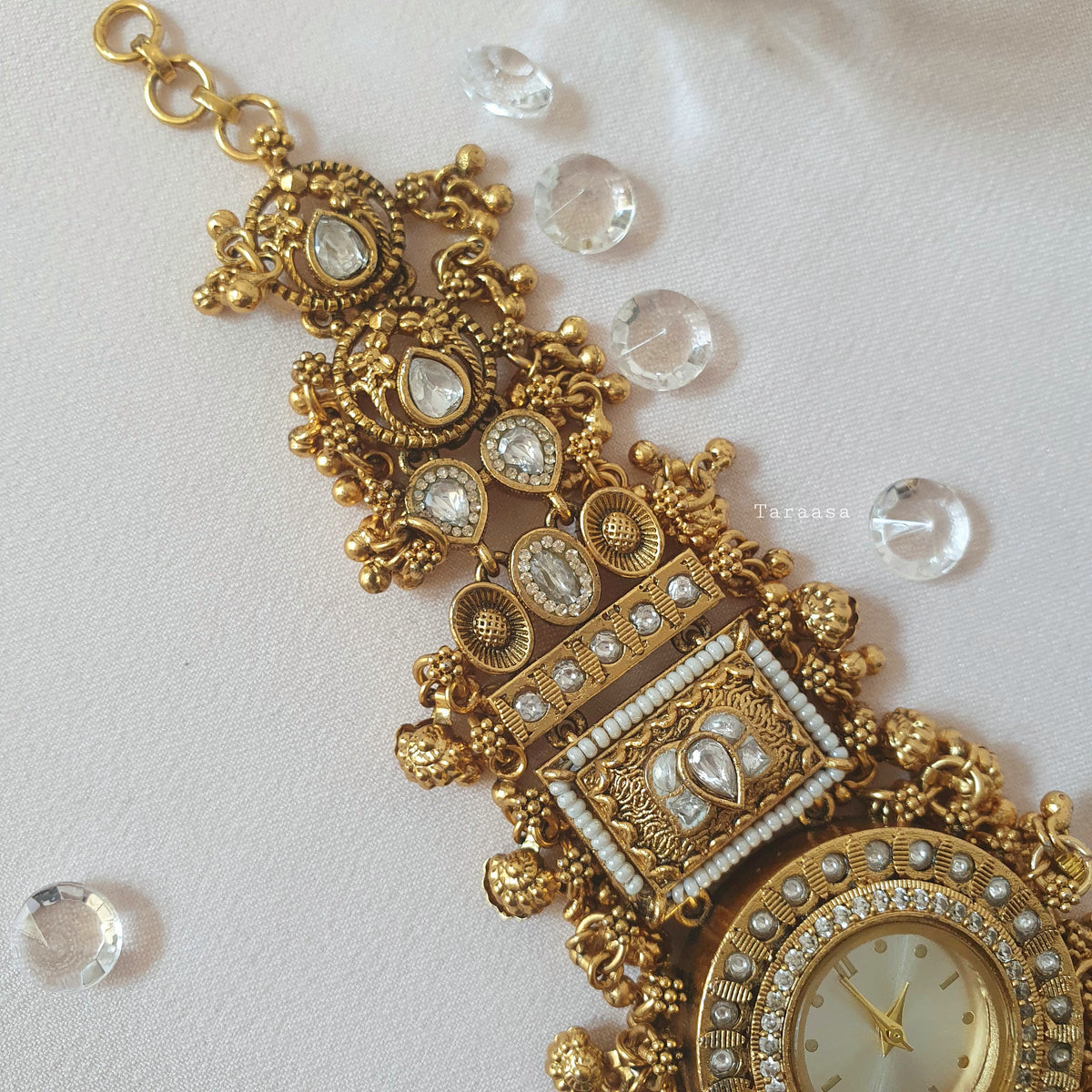 Lotus Kundan Ghungroo Watch