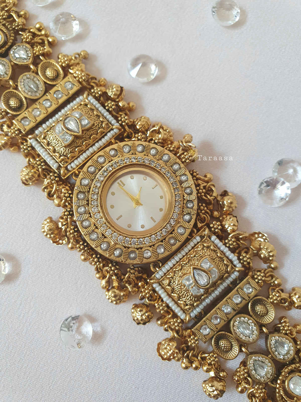 Lotus Kundan Ghungroo Watch