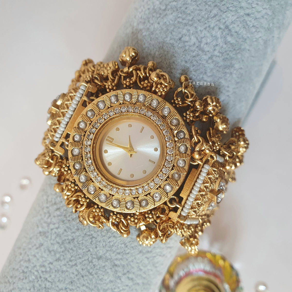 Lotus Kundan Ghungroo Watch