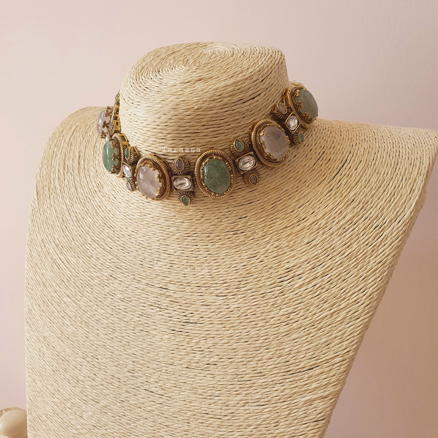 Pink & Sage Choker