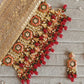 Red Meenakari and Kundan Choker