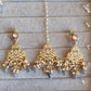 Grey Meenakari and Kundan Choker