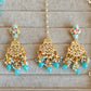 Blue Meenakari and Kundan Choker