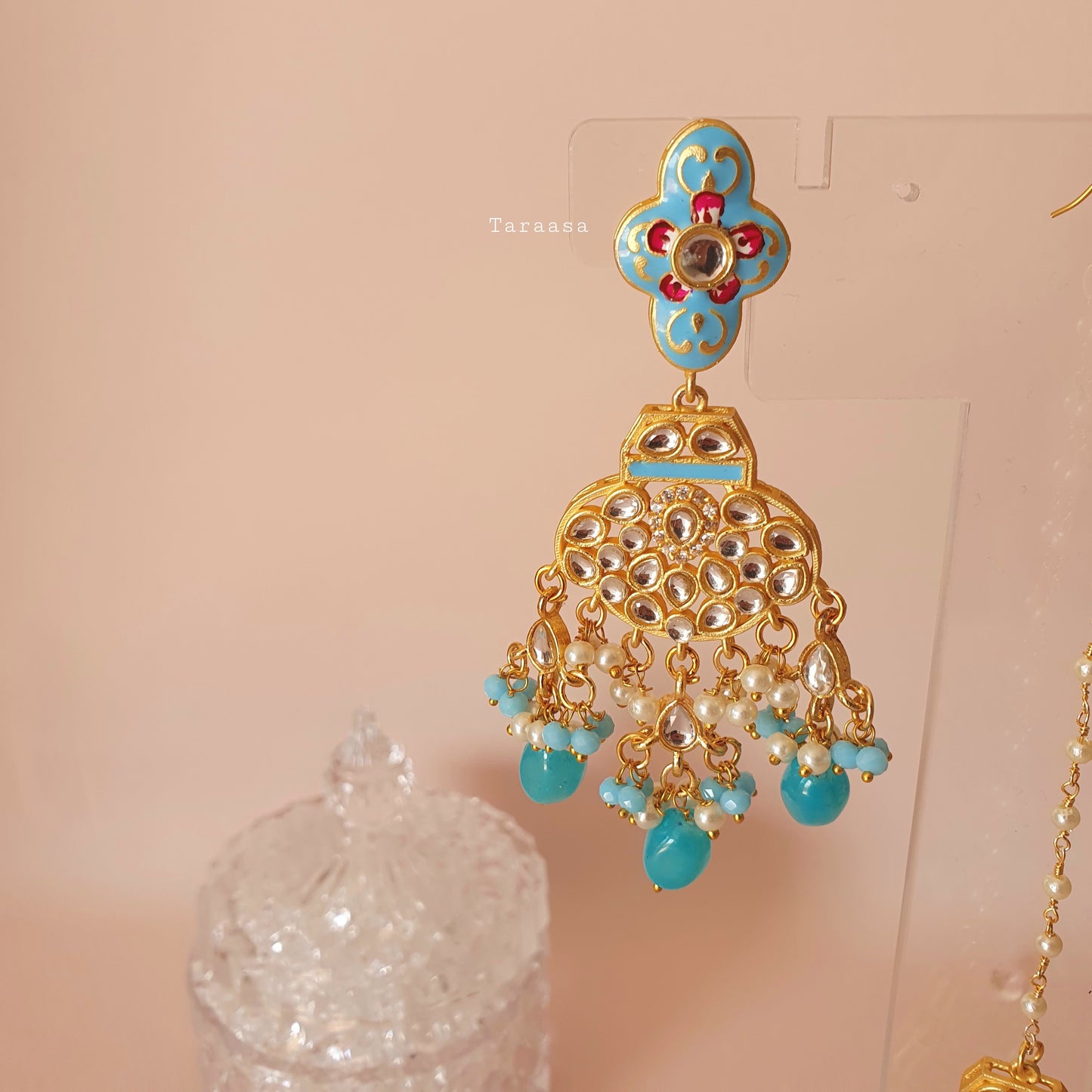 Blue Meenakari and Kundan Choker