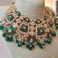 Emerald Meenakari Choker