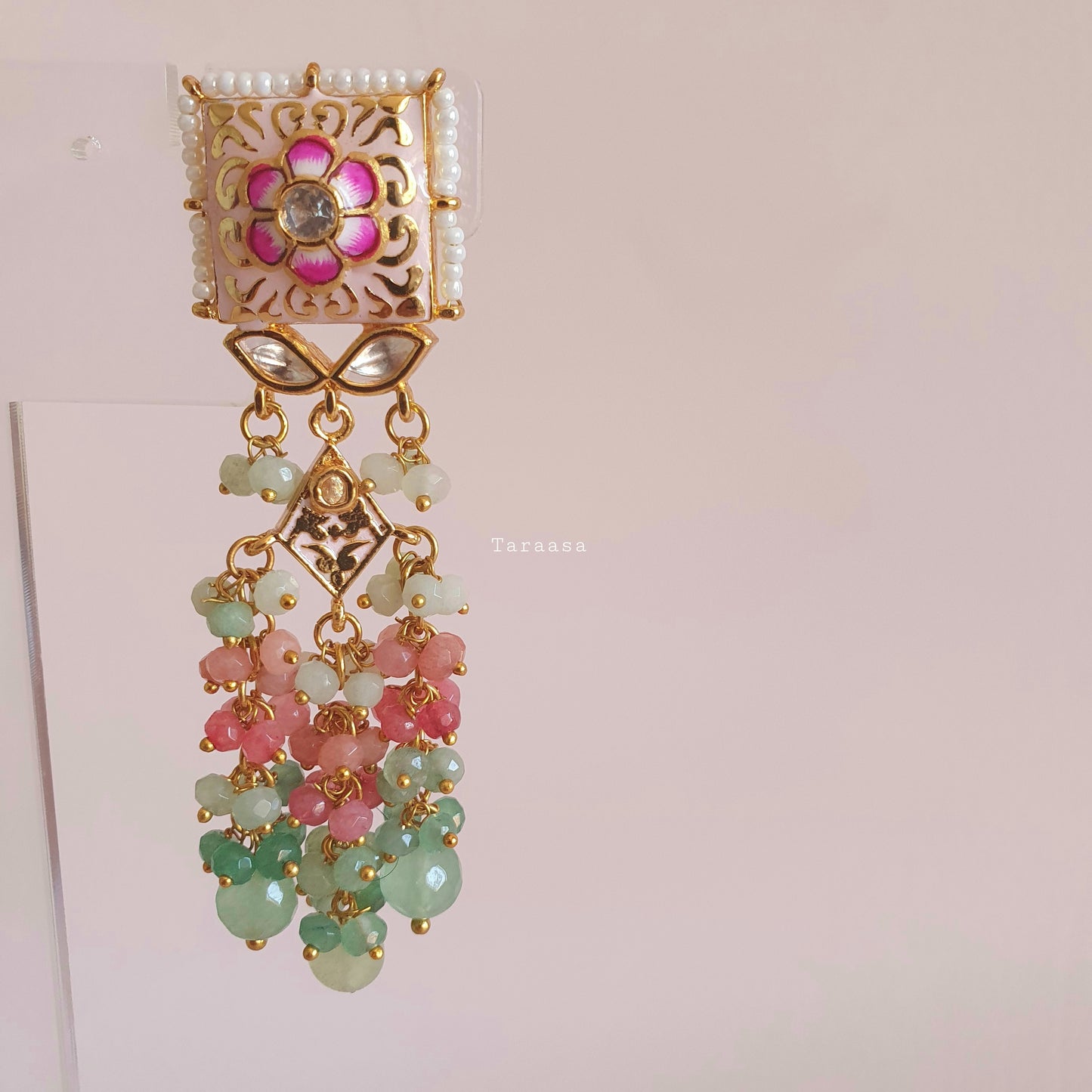 Pink Luxury Meenakari Choker