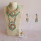 Turquoise Meenakari Bridal Set