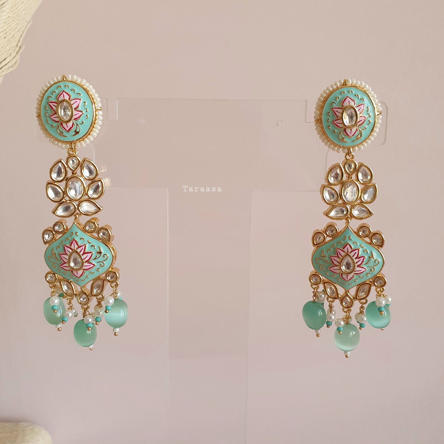 Turquoise Meenakari Bridal Set