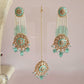 Turquoise Meenakari Bridal Set