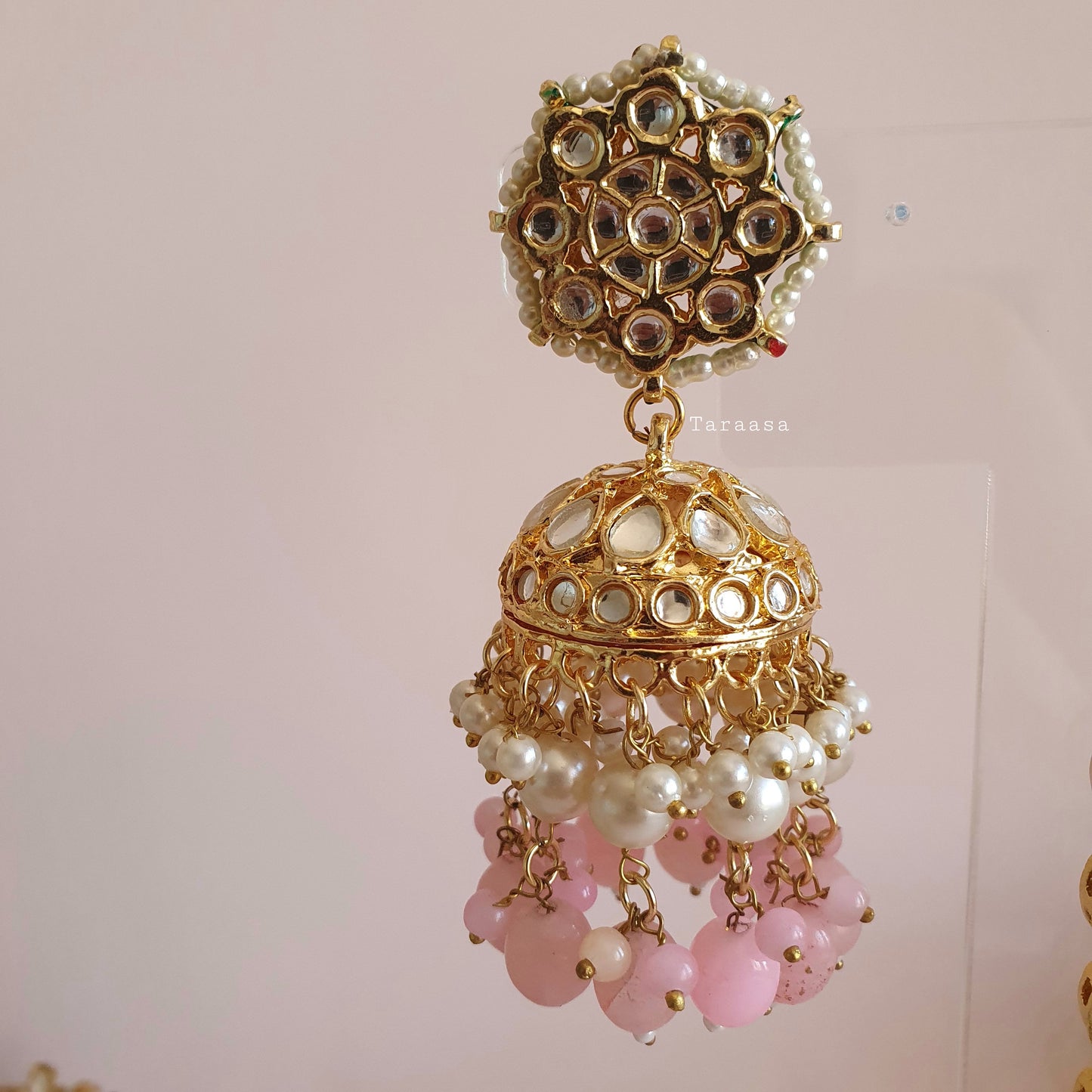 Pink Kundan Choker