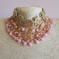 Pink Kundan Choker