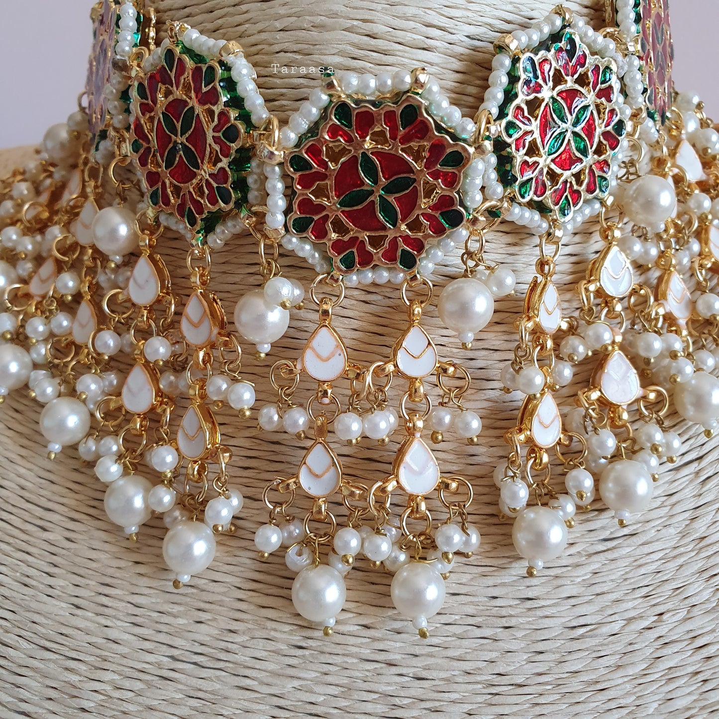 Pearl Kundan Choker