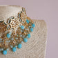 Aqua Blue Kundan Choker