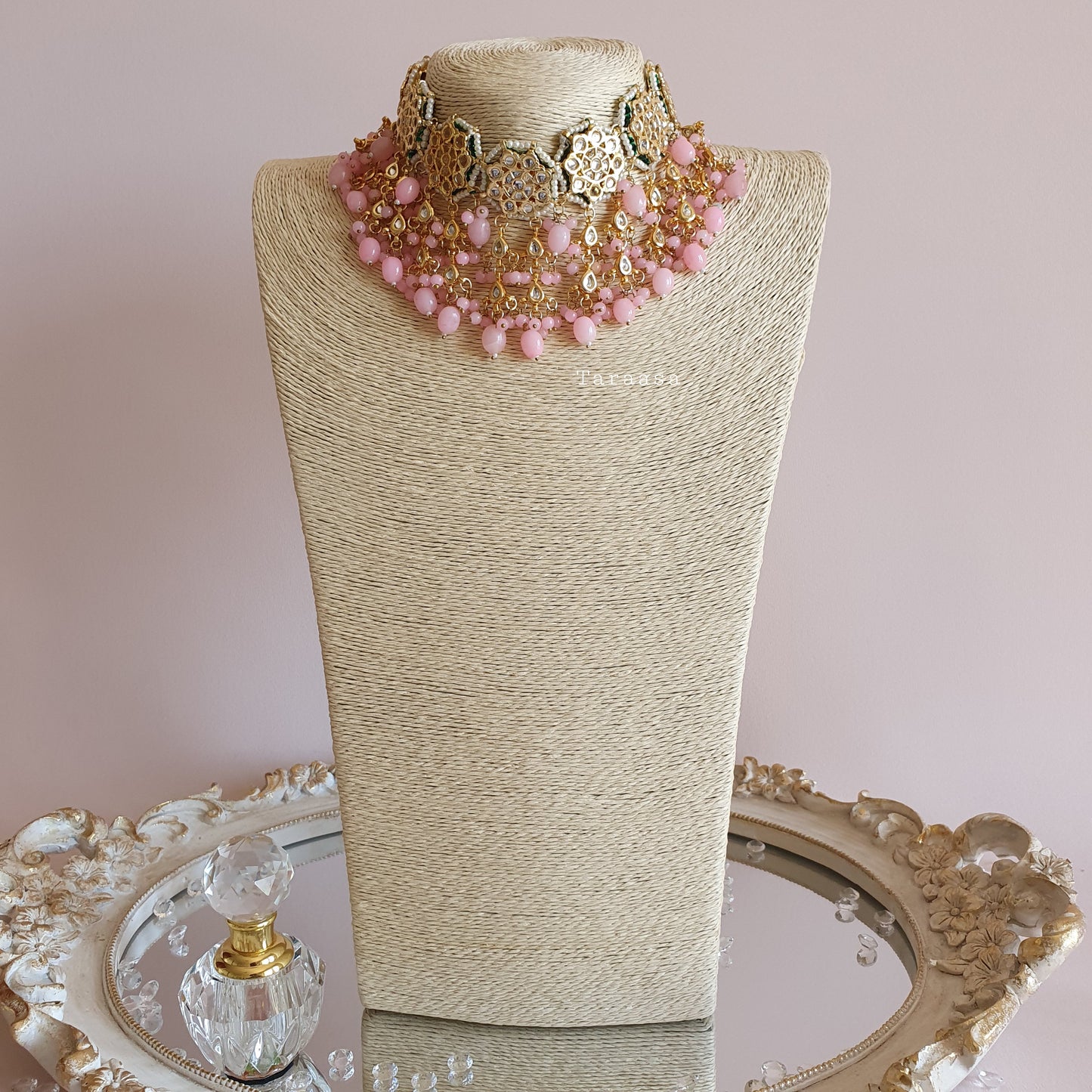 Pink Kundan Choker